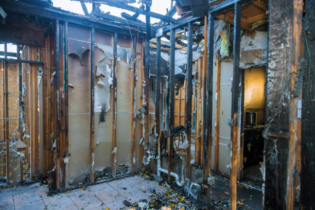 Professional Fire Damage Removal technician working in Sykesville, MD